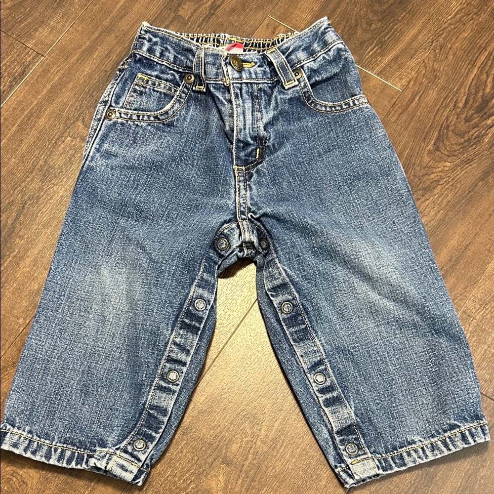 Y2K Old Navy Kids Denim Snap Jeans